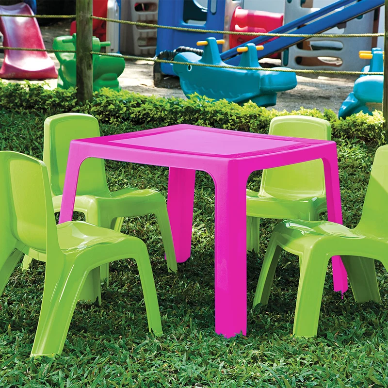 Mesa infantil rosado fuerte Rimax