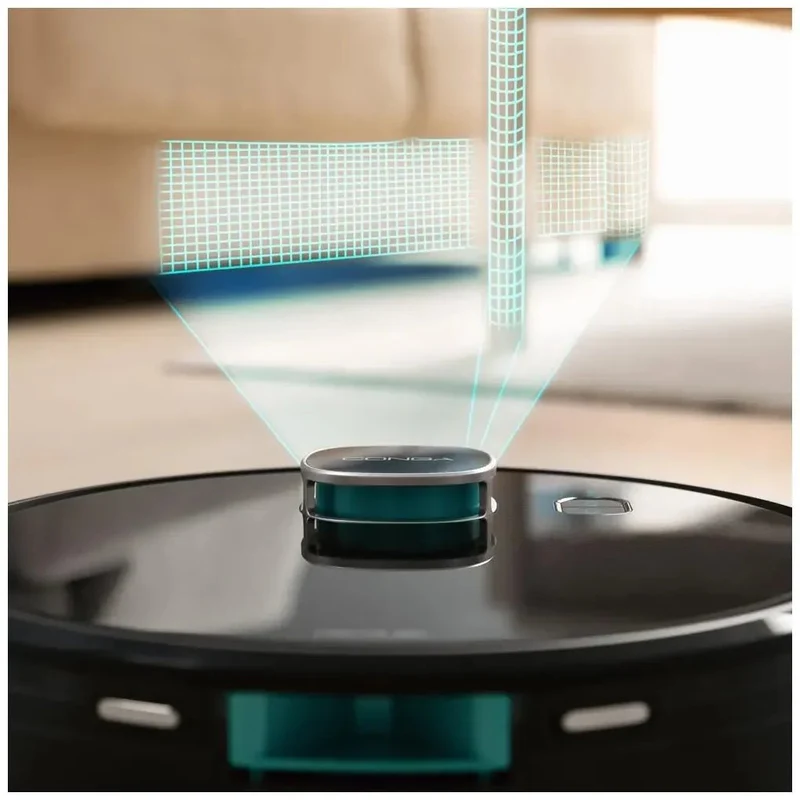 Robot Aspirador Conga 7290 Eternal Home Genesis con navegación láser base de autovaciado y potencia de 3000 Pa Cecotec