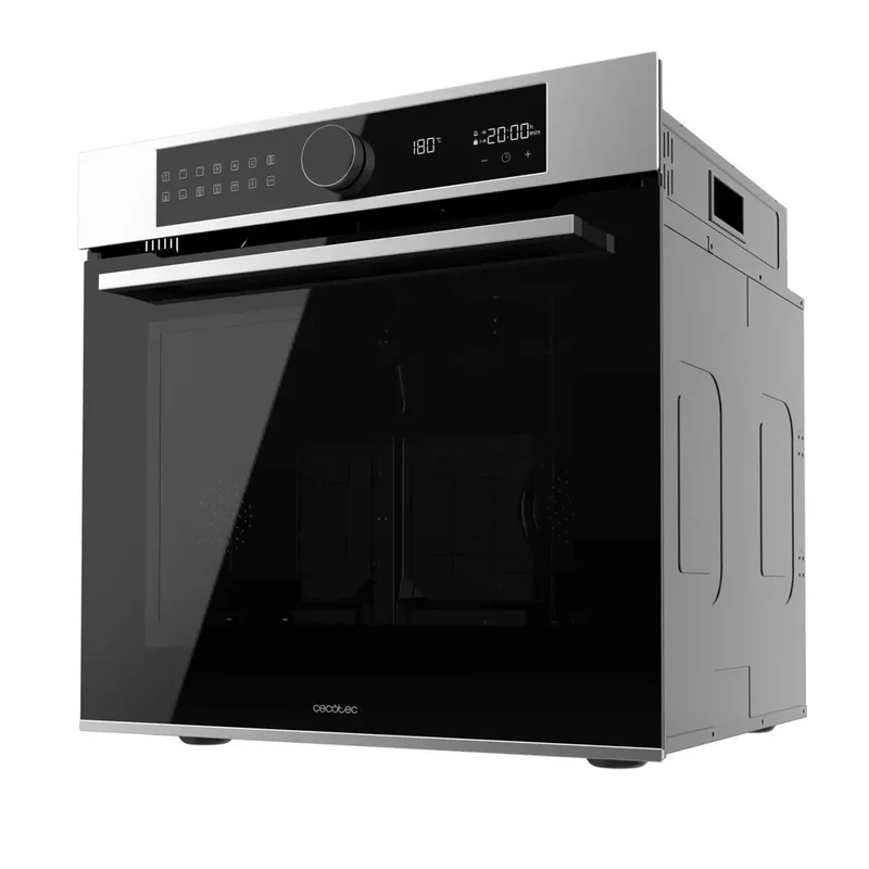 Horno Integrable Pirolítico Bolero Hexa P516000 con 73L 14 funciones Dual Display Clase A 3250W Airfryer Master y más de Cecotec
