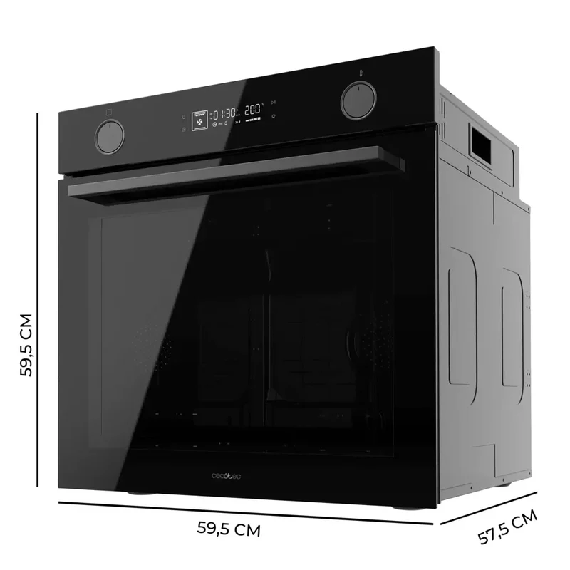 Horno Integrable Multifunción Airfryer Bolero Hexa AF326000 73L 12 Funciones Clase A 2800W Tecnología Steam de Cecotec