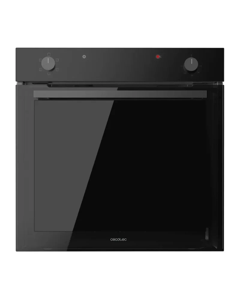 Horno Integrable Bolero Hexa C126400 de 80L con 5 funciones y Steam Assist en vidrio negro de Cecotec