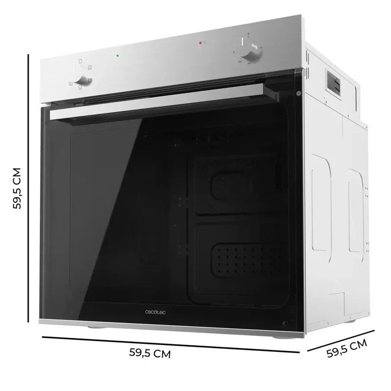 Horno Integrable Bolero Hexa C126400 de 80L 5 Funciones Steam Assist Clase A 2800W de Cecotec