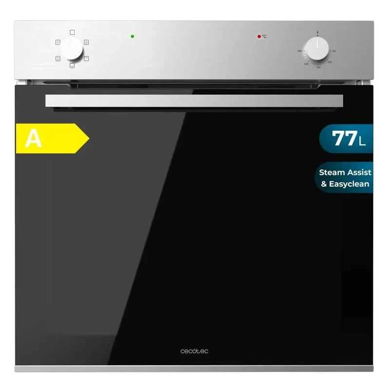 Horno Integrable Bolero Hexa C126001 77L 5 Funciones Steam Class A 2800W Eficiencia y Tecnología Cocina de Cecotec