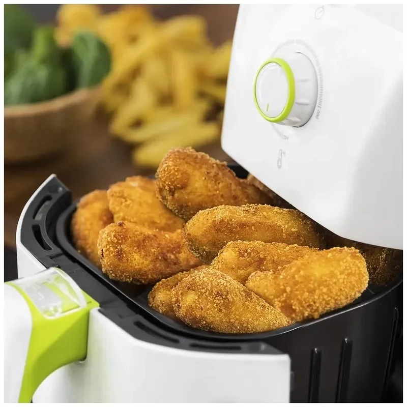 Freidora sin Aceite 1.5L 900W Saludable y Eficiente con Recetario Incluido Cecofry 900 White de Cecotec
