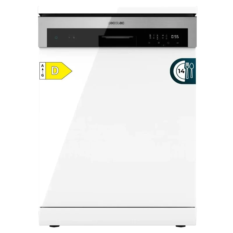 Lavavajillas Bolero Aguazero 6200 D de 60cm 14 cubiertos 6 programas con Dual Zone y funciones Turbo Dry y Media Carga de Cecotec