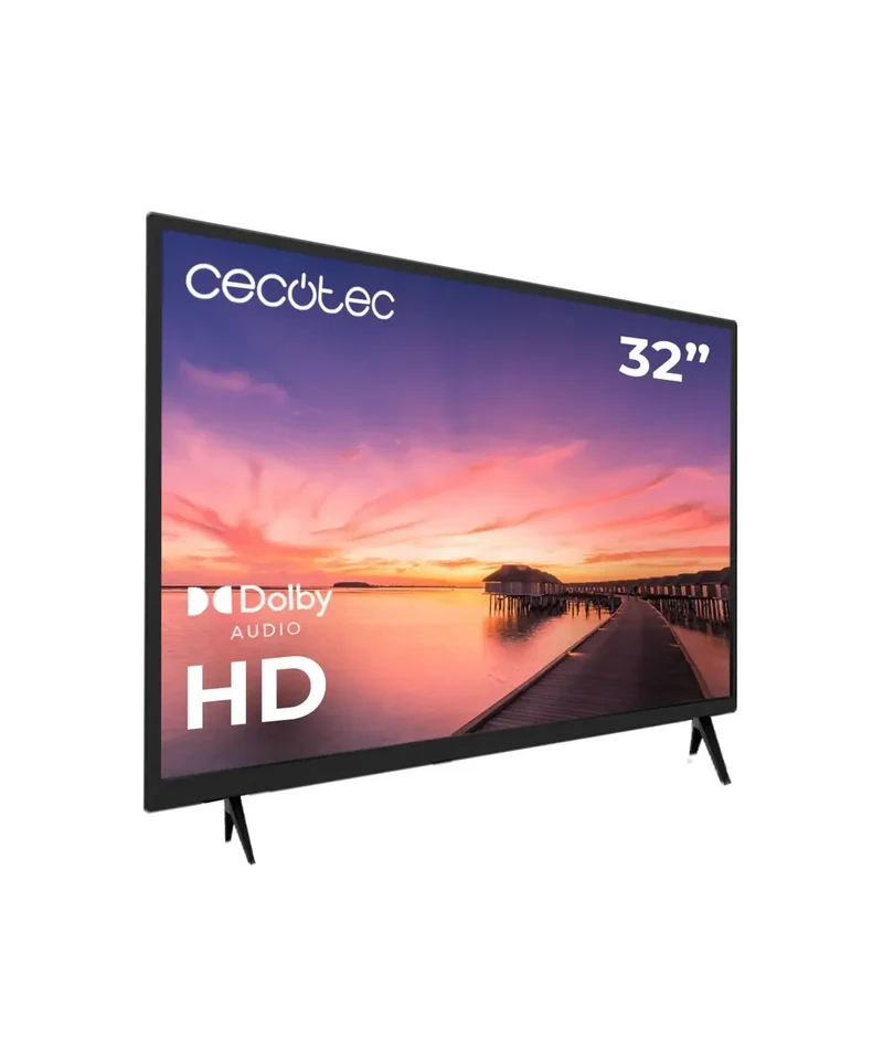 Televisión LED 32 pulgadas HD con Dolby y memoria flash para una experiencia audiovisual superior de Cecotec