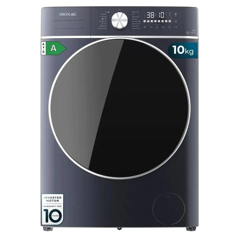 Lavadora Secadora Bolero Wash&Dry 10680 Inverter Ice Blue 10kg 1400rpm 16 programas y Tecnología Antibacteriana de Cecotec