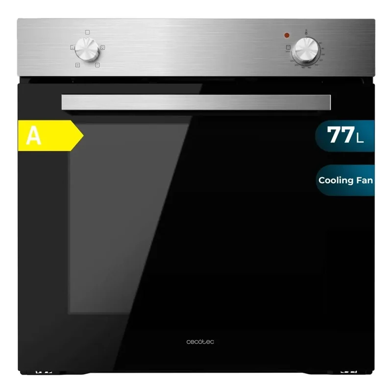 Horno Integrable Bolero Hexa C126000 Inox 77L 4 Funciones 2800W Alto Rendimiento de Cecotec