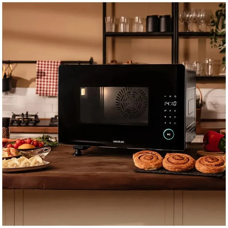Horno Bake&Steam 4000 Combi Gyro Advance 3 en 1 40L vapor convección y freidora 2400W autolimpieza y 8 funciones de Cecotec