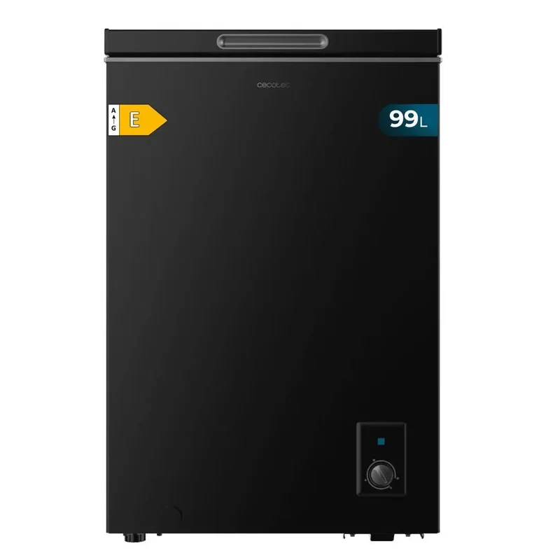 Congelador horizontal Bolero CoolMarket 99L negro 83.5cm convertir a frigorífico clase E y modo Fast Freezing de Cecotec