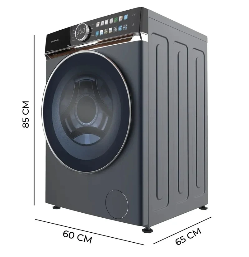 Lavadora Bolero 10 kg Direct Drive A con pantalla FullColor luz UV y funciones avanzadas como SteamMax y Drum Clean Plus de Cecotec