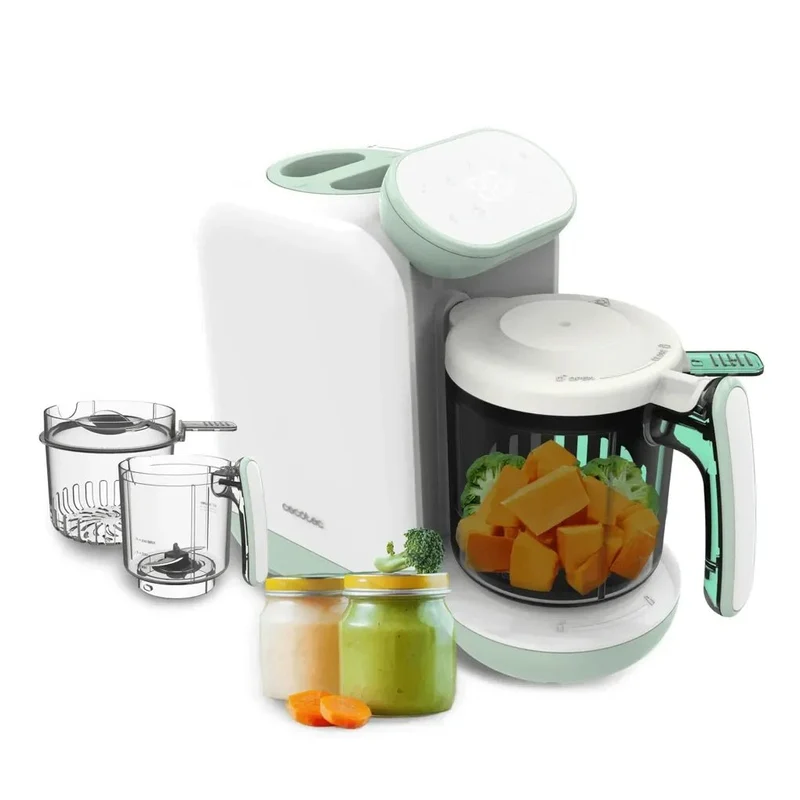 Robot de Cocina Multifuncional para Bebé Hierve Tritura Esteriliza y Calienta Sin BPA Nana BabyCare de Cecotec