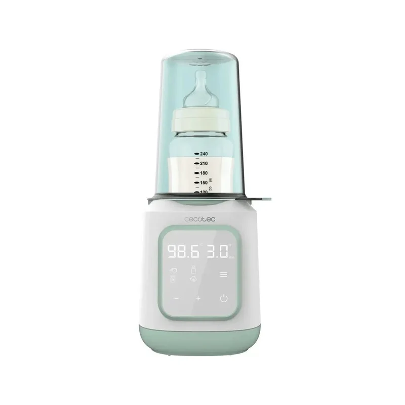 Calienta Biberones Nana BabyCare con Pantalla y 4 Modos Libre de BPA y Seguro para Agua Leche y Alimentos de Cecotec