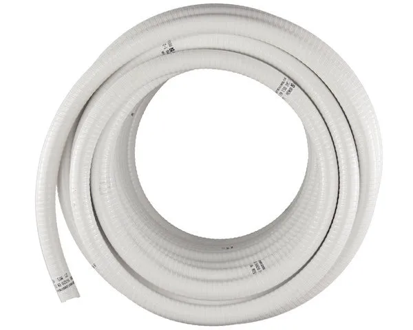 Tubo pvc 016/20 blanco flexible por metro