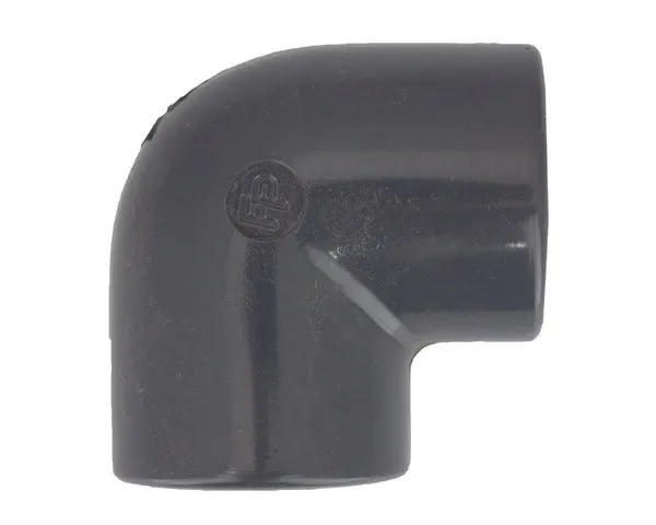 Codo 90° para tubo rígido ø 25 mm.