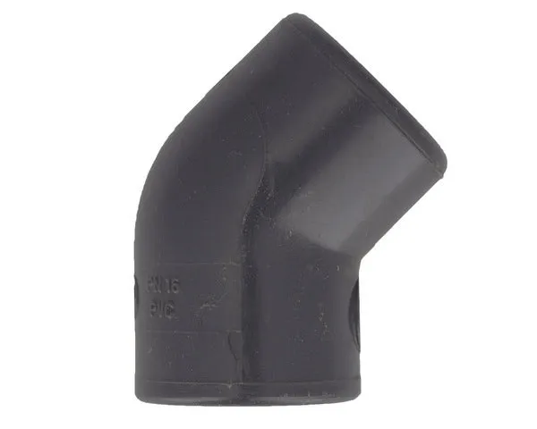 Codo 45° para tubo rígido ø 20 mm.