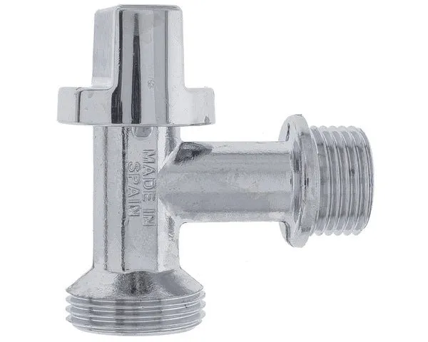 Grifo lavadora universal 90º cromado