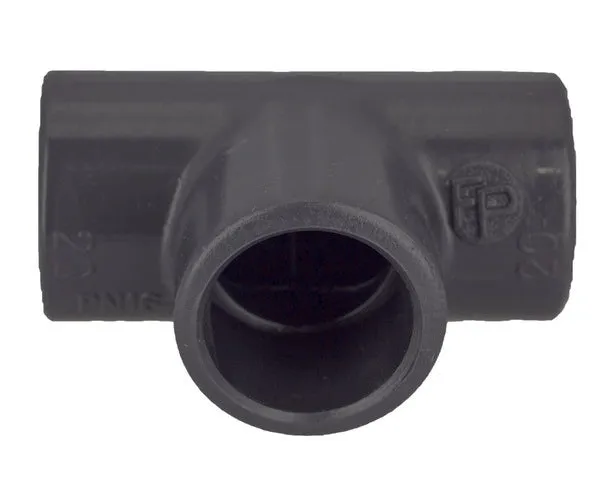 Te para tubo rígido 90º ø 20 mm.
