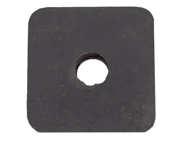 Taco caucho 68x68x35 250/500 kg. unidad