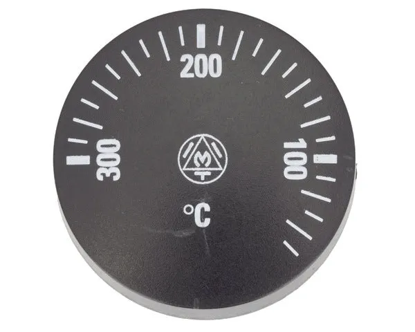 Mando termostato 0-300ºC negro