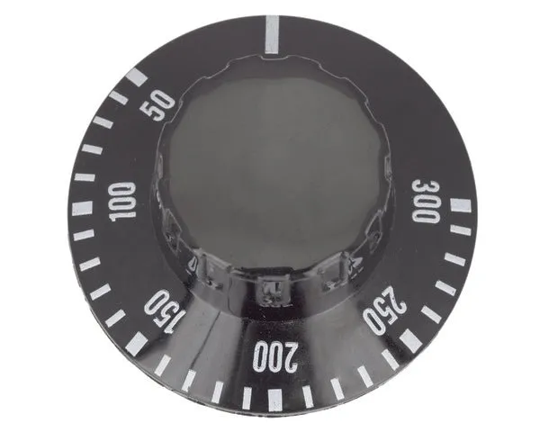 Mando termostato 50-300ºC negro