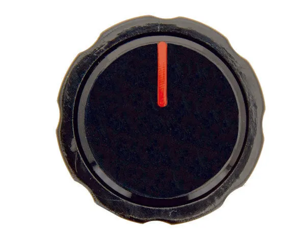 Mando de cocina estándar negro con eje 8 mm | 200.71