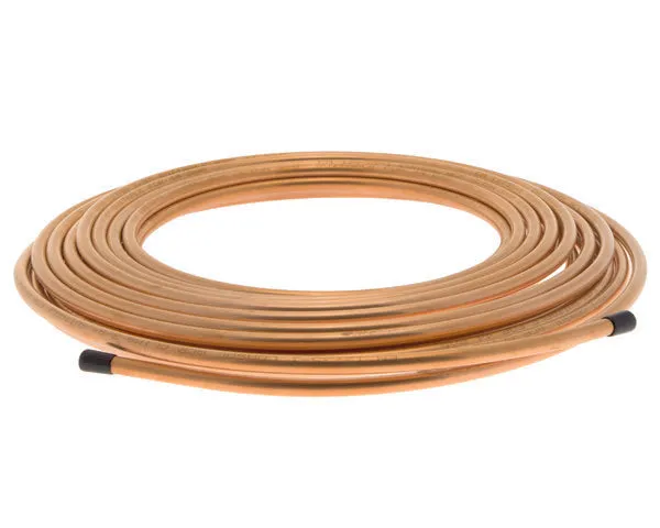 Tubo cobre 3/8 15 m. norma en12735-1