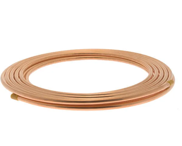 Tubo cobre 1/2'' 15 m. norma EN12735-1
