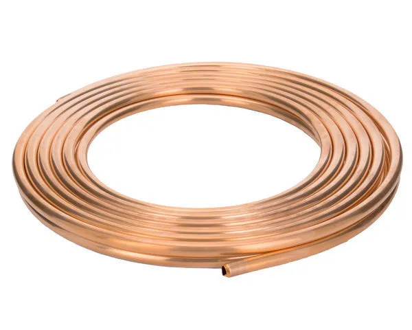Tubo cobre 5/8'' 15 m. norma EN12735-1