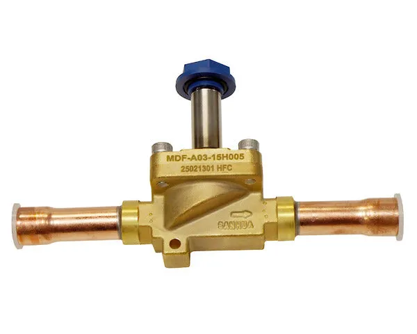Sanhua válvula solenoide mdf 5/8' ' soldar 2,30m