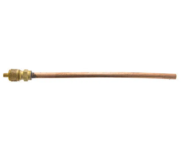 Válvula obús con tubo 1/4' ' soldar 6x150