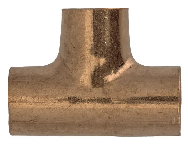 Te recta h-h-h 130 cobre 3/8' '