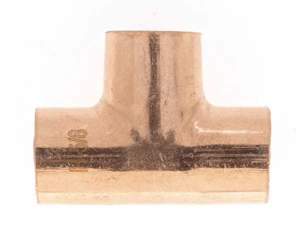 Te recta h-h-h 130 cobre 5/8' '