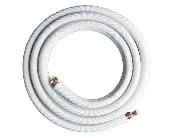 Tubo cobre aislado doble 1/4+1/2 5 m.