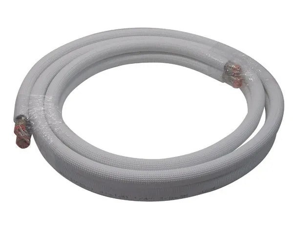 Tubo cobre aislado doble 1/4 + 3/8 3 m.