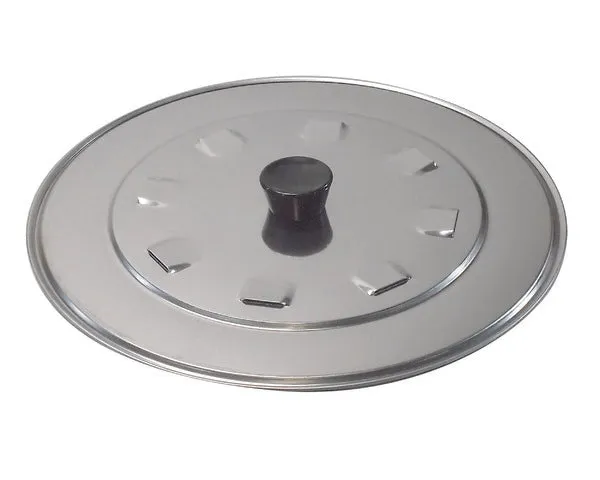 Tapa acero acero inoxidable ø 26 cm.