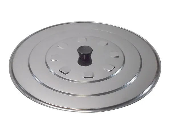 Tapa acero acero inoxidable ø 30 cm.