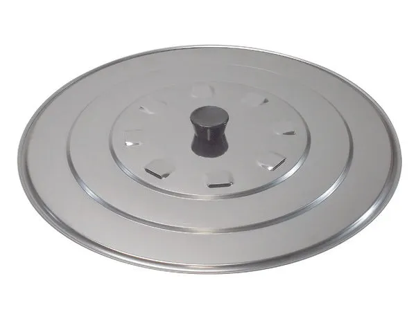 Tapa acero acero inoxidable ø 32 cm.