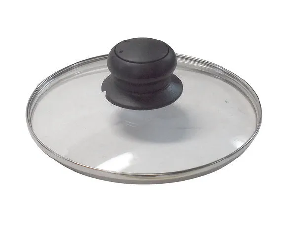 Tapa cristal con pomo regulador ø 20 cm.