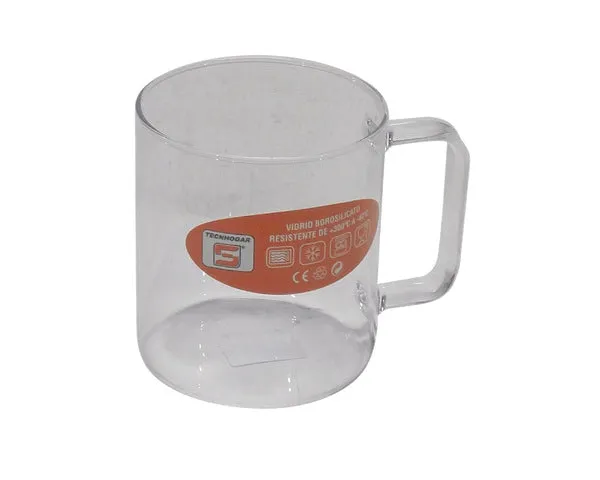 Tazón 0,5 l. con asa transparente