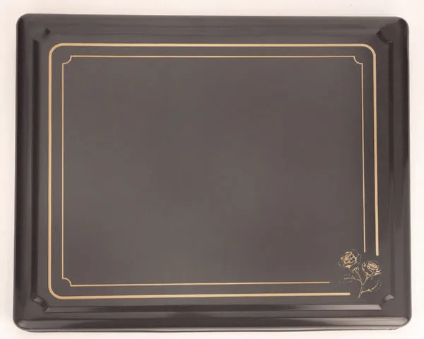 Tapa encimera 610 x 520 mm. deco negra