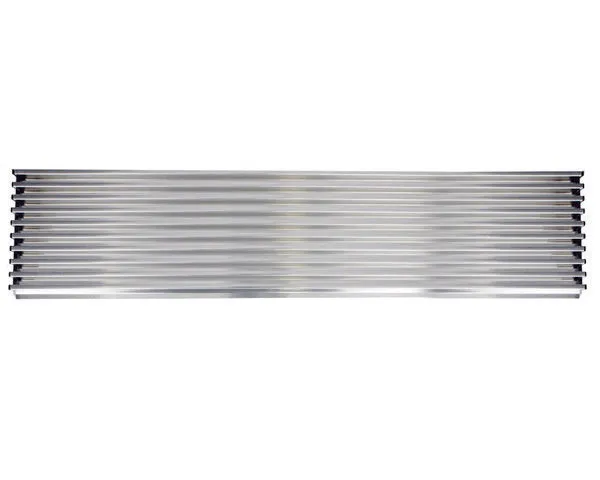 Rejilla ventilación 600x125mm inox mate