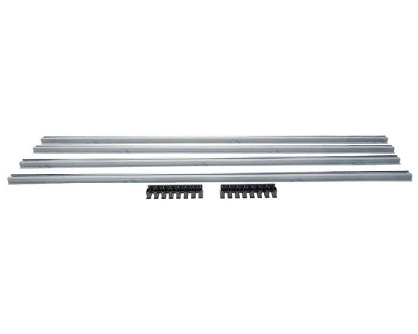 Rejilla ventilación 900x122mm inox brill