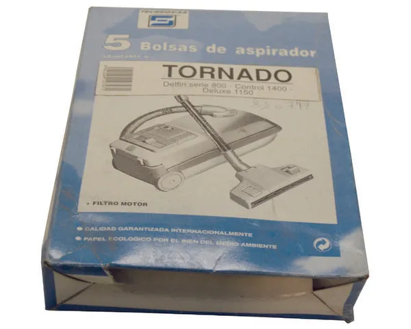 SACO ASPIRADOR TORNADO DELUXE1150 5 UN.