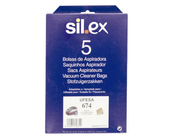 SACO ASPIRADOR UFESA AT7310 5 UN.