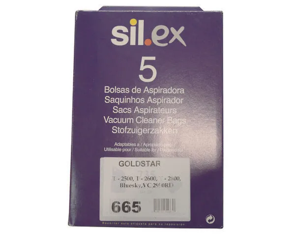SACO ASPIRADOR GOLDSTAR T2500,2800 5 U.