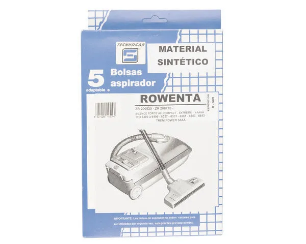 SACO ASPIRADOR SINTÉTICO ROWENTA 5 U.