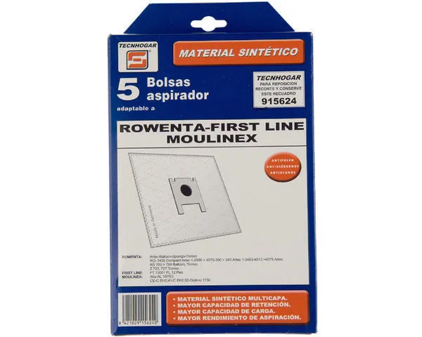 SACO ASPIRADOR SINTÉTICO ROWENTA 5 U.