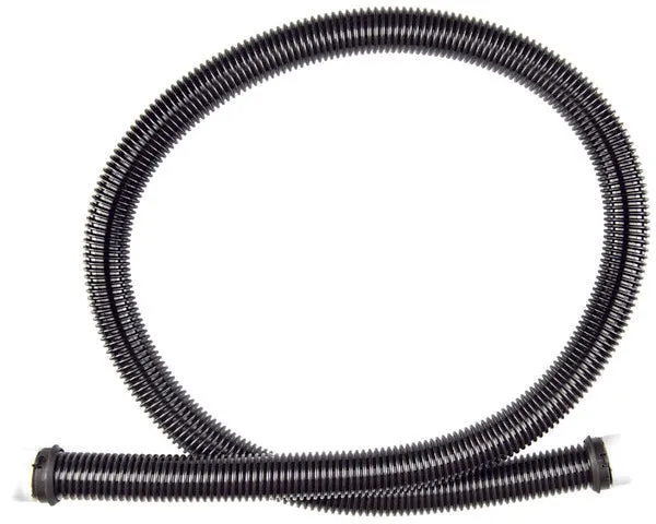 TUBO FLEXIBLE ASPIRADOR CON CLIP NEGRO