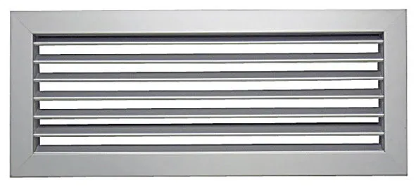 Rejilla aire 400 x 150 mm. fh45 aluminio